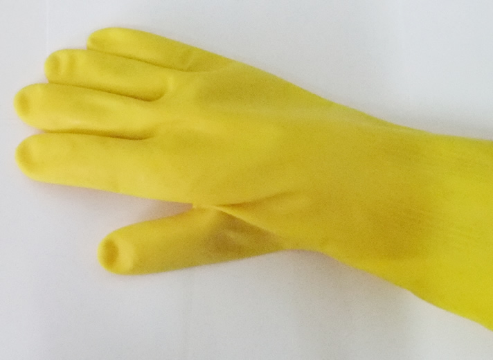 工業(yè)膠手套（耐酸耐堿加厚牛筋）